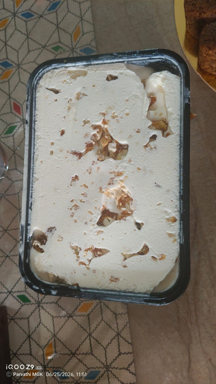 Cashew Caramel Ice Cream