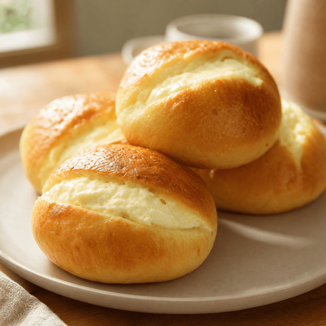 Korean Cream Cheese Buns